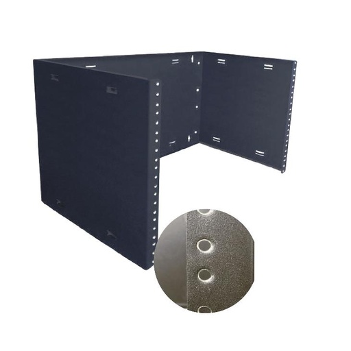 [RAS-1912-4BL] Soporte Mont En Pared 19"X12"X4Rms Tekdata