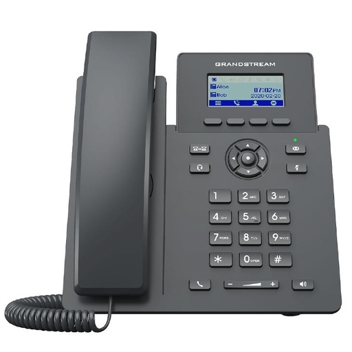 [0.0][GRP2601P] TEL. IP GRANDSTREAM ENTREPRISE  POE 1 LINEAA SIN FUENTE