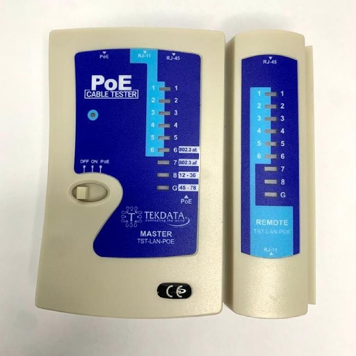 [3.0][TST-LAN-POE] Tester LAN Rj45/11 y POE Garantia 30 Dias