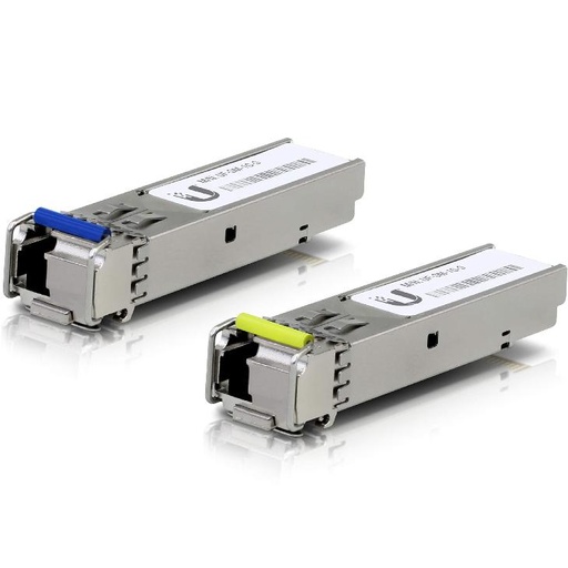 [0.0][UBI-UF-SM-1G-S] UBIQUITI  SFP 1G BIDI SINGLE MODE PACK DE 2 