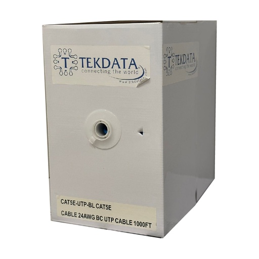 [0.0][CA5-UTP-BL] CABLE TEKDATA UTP CAT 5E AZUL