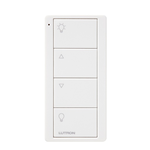 [0.0][PJ2-4B-WH-L01P] Lutron Pico Remote Control 4 Button Dual Group Remote white