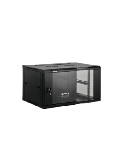 [6.0][ZK-R6U-5406A] ZK-TECO GABINETE 6U DE PARED FIJO 16'' DE PROFUNDIDAD