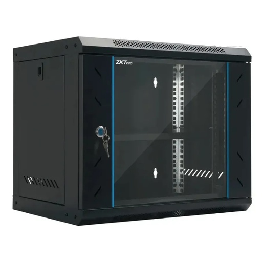 [16.0][ZK-R9U-6409S] ZK-TECO GABINETE 9U DE PARED FIJO 18'' DE PROFUNDIDAD