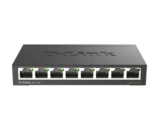 [75.0][DGS-108] SWITCH D-LINK GIGABIT 8 PUERTOS 10/100/1000 